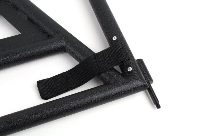 Jeep Wrangler JL Tube Doors - Front + Rear - Fishbone Offroad - Black textured - `18-`27